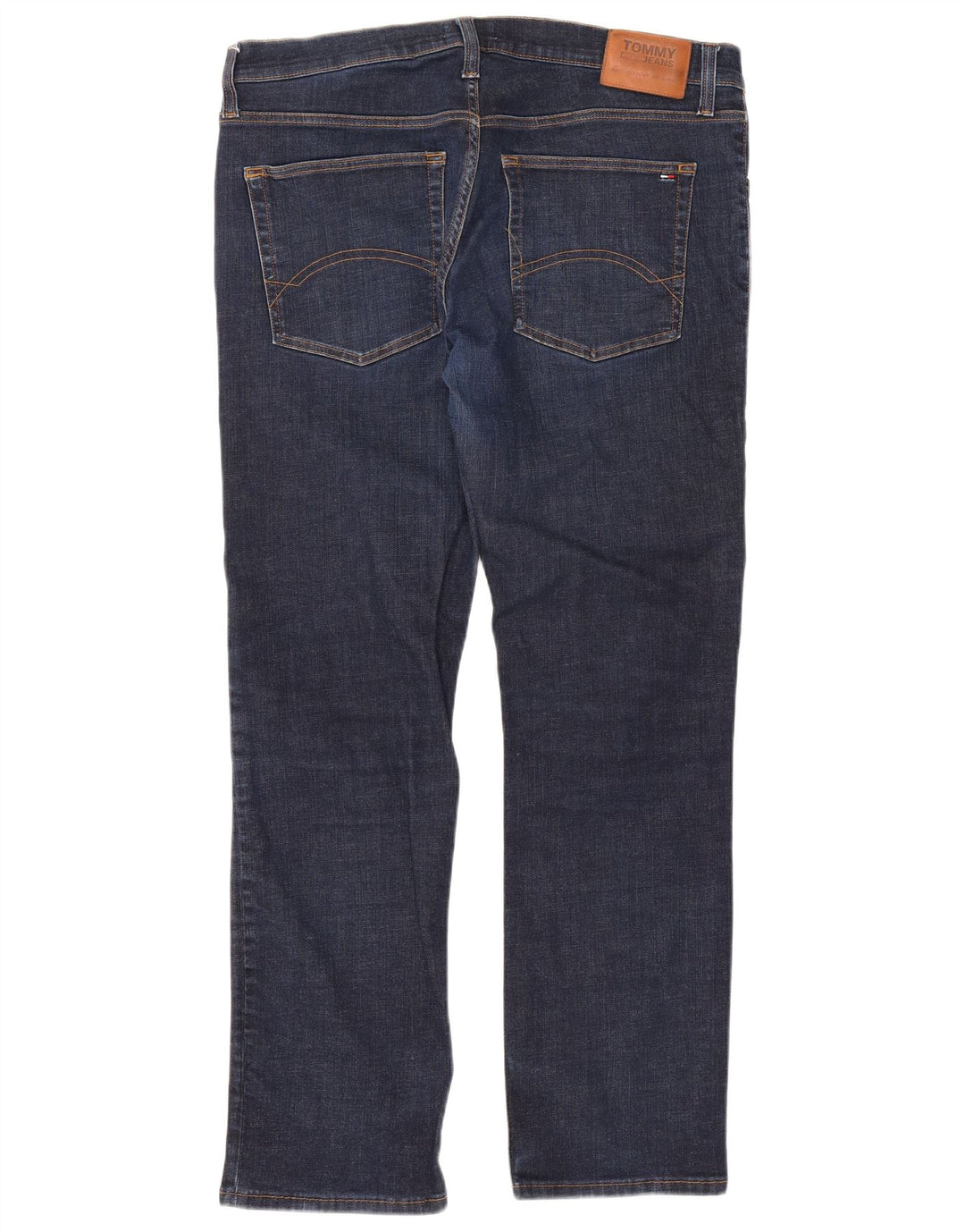 Tommy Hilfiger Straight Jeans til mænd W38 L32 Marineblå bomuld