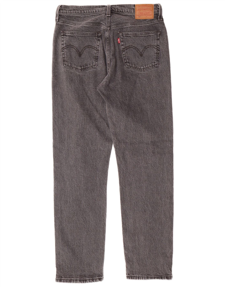 LEVI'S Herre 501 Straight Jeans W29 L30 Grå Bomuld
