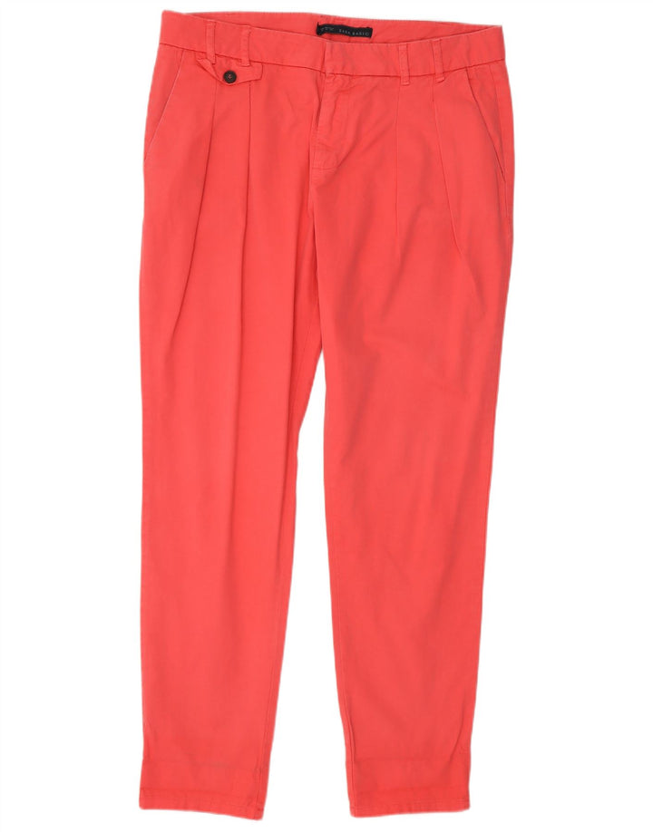 Zara Dame Pegged Chino Bukser Medium W28 L26 Pink