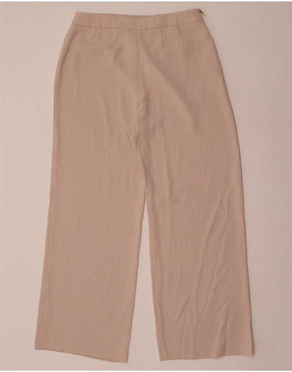 Coast Womens Wide Leg Casual Bukser UK 14 Large W32 L31 Pink Polyester