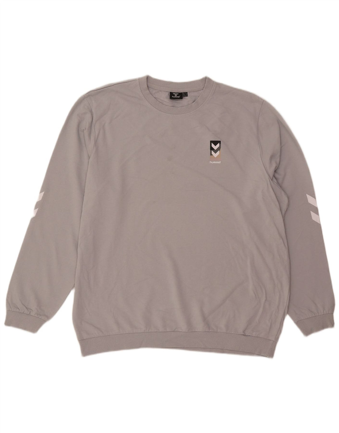 HUMMEL Sweatshirt til mænd 2XL Grå Bomuld