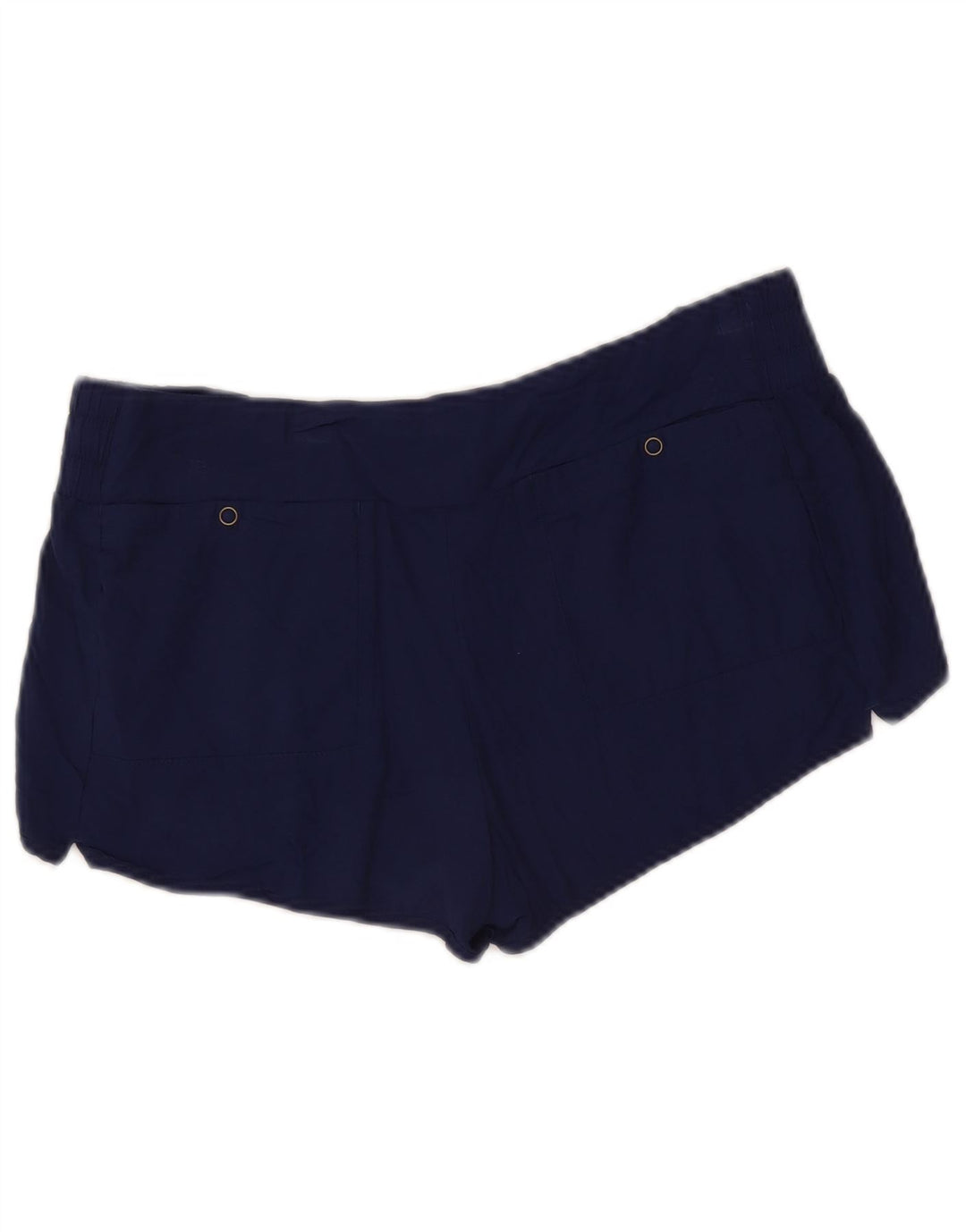 Hurley Womens Sports Shorts UK 14 Medium Navy Blue Rayon