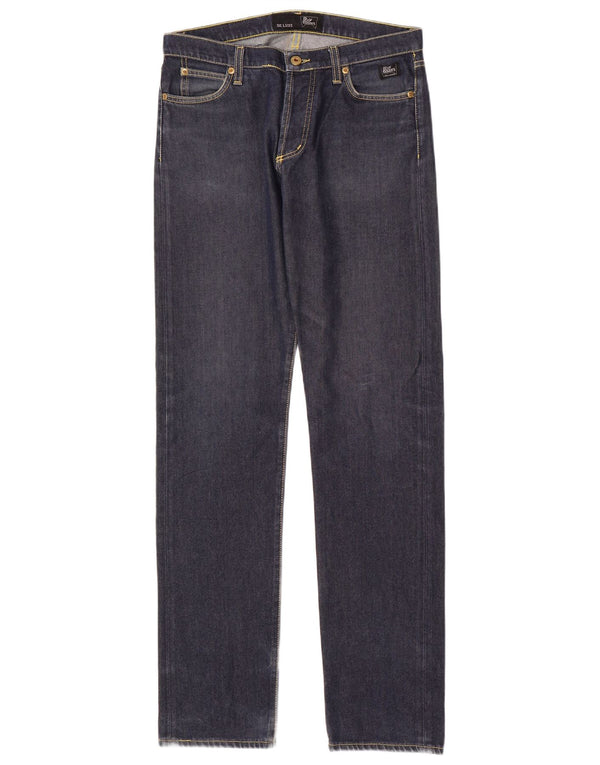 Roy Rogers Dame Slim Jeans IT 46 Large W32 L34 Marineblå Bomuld