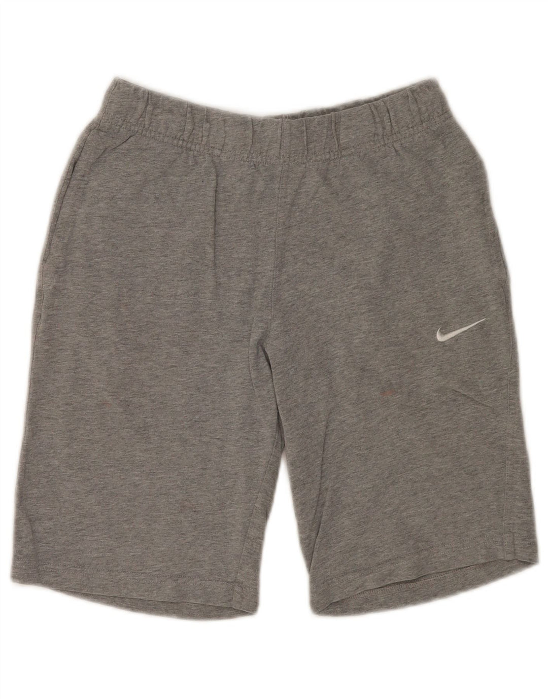 NIKE sportsshorts til kvinder UK 10 Små grå flækkede