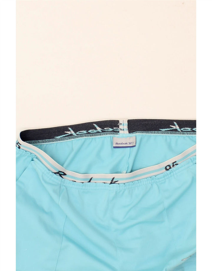 REEBOK Womens Sport Shorts UK 16 Large Blue Vintage Reebok and Second-Hand Reebok from Messina Hembry 