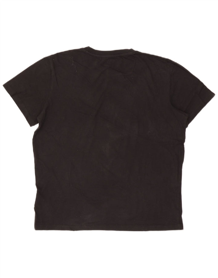 Jack & Jones Herre T-Shirt Top Stor Sort Bomuld