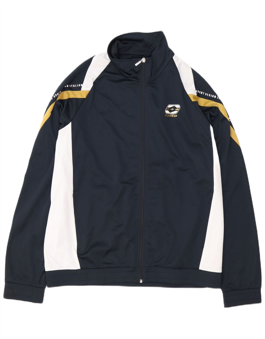 Lotto Herre grafisk træningsdragt Topjakke 2XL Marineblå Colourblock Polyester
