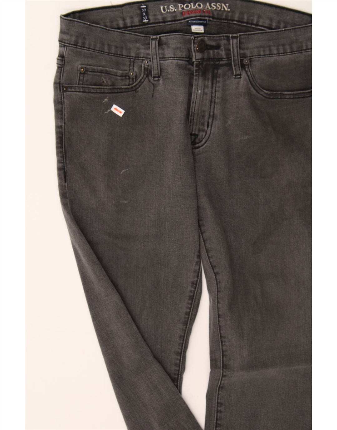 U.S. POLO ASSN. Mens Slim Jeans W32 L32 Grey Cotton Vintage U.S. Polo Assn. and Second-Hand U.S. Polo Assn. from Messina Hembry 