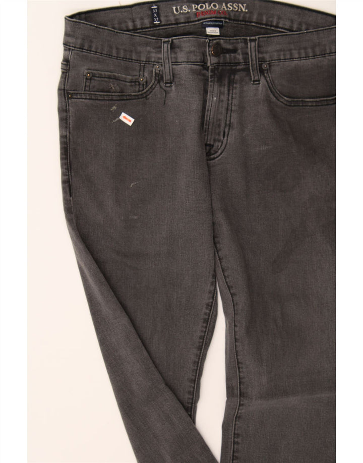 U.S. POLO ASSN. Mens Slim Jeans W32 L32 Grey Cotton Vintage U.S. Polo Assn. and Second-Hand U.S. Polo Assn. from Messina Hembry 