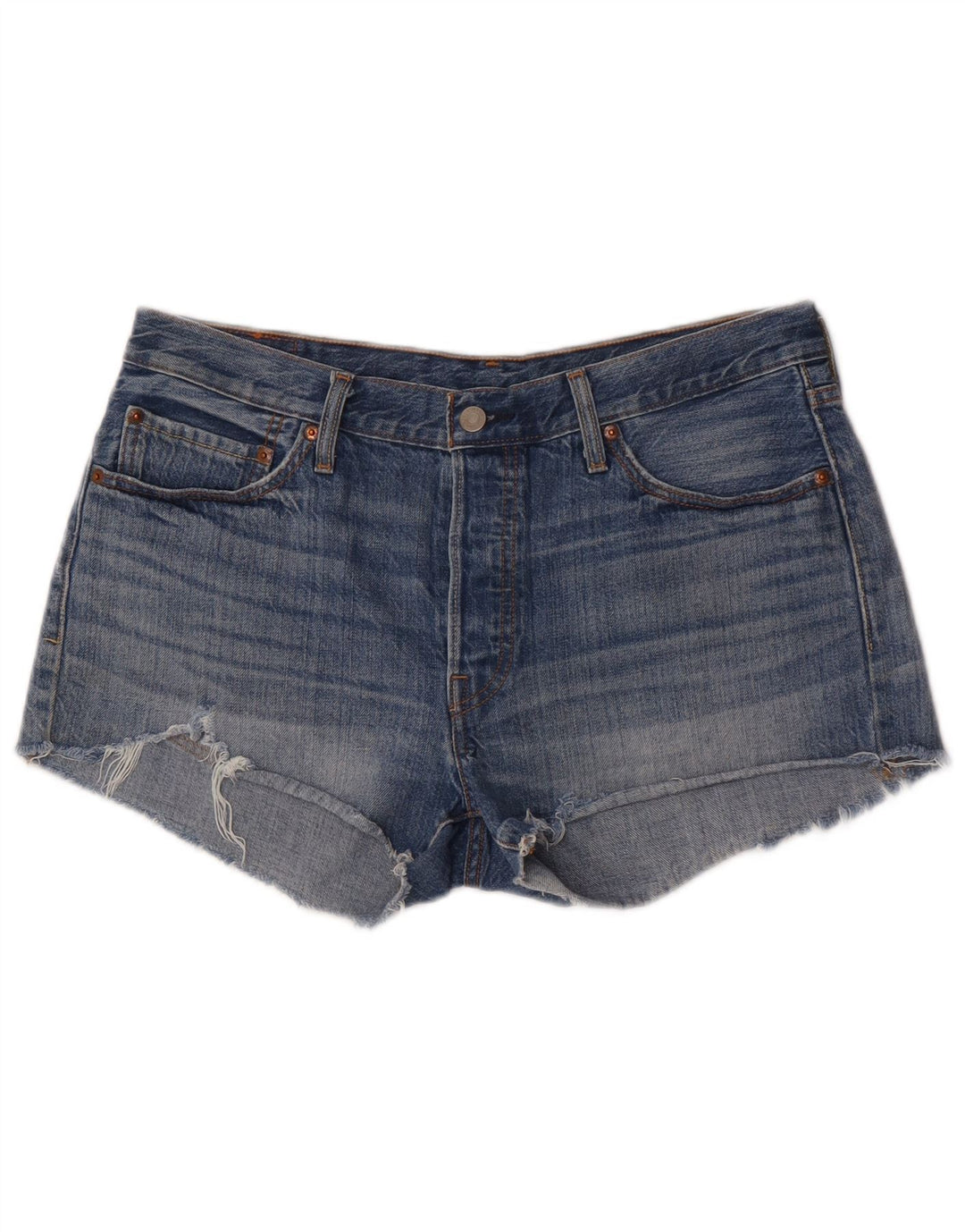 Levi's Womens 501 denimshorts W32 Large Blue Bomuld