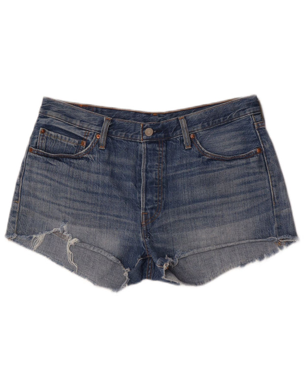 Levi's Womens 501 denimshorts W32 Large Blue Bomuld