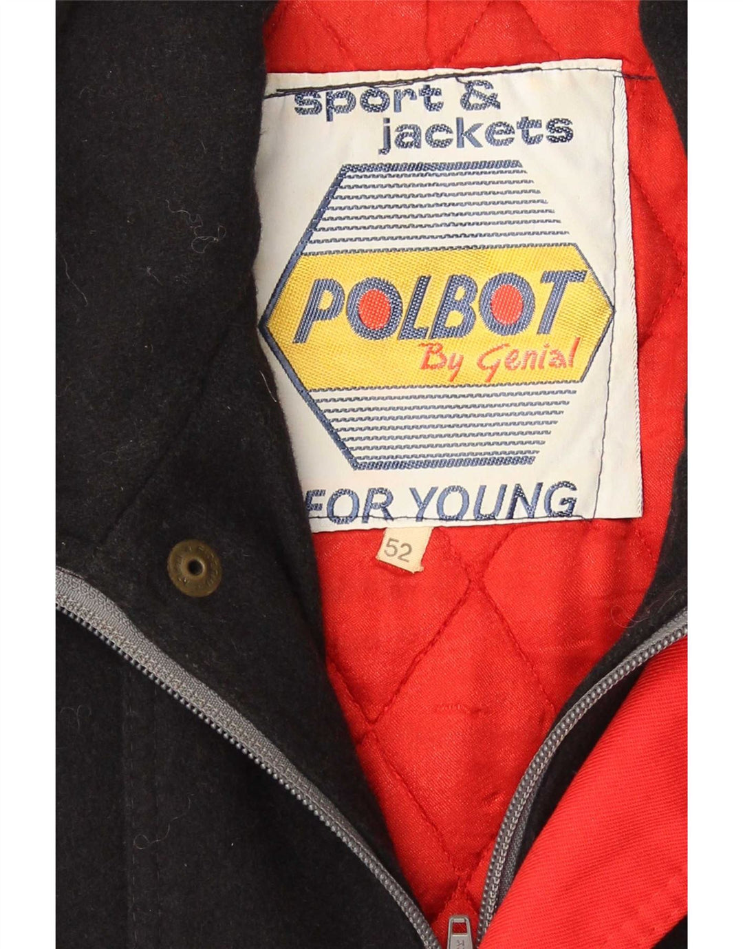 Polbot Herre Bomber Windbreaker Jacket IT 52 XL Navy Blue