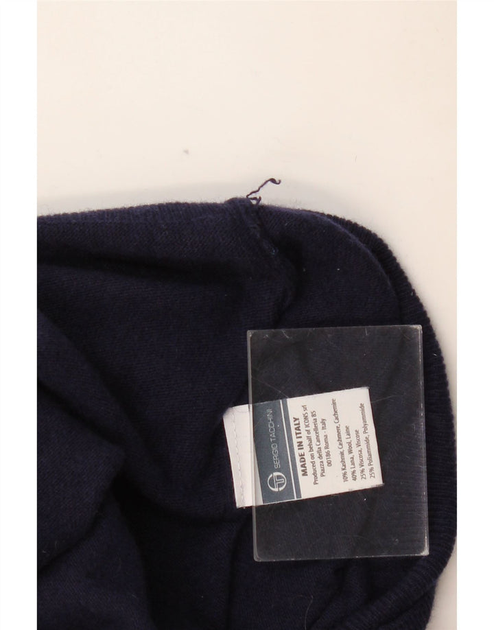 SERGIO TACCHINI Herre Rullehalstrøje Stor Marineblå Uld