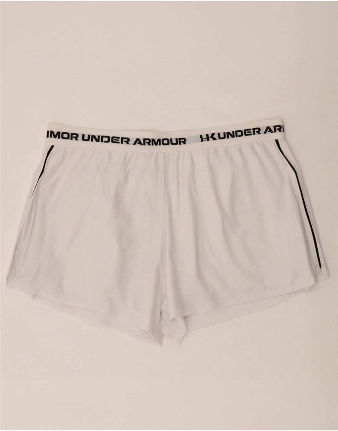 Under Armour Graphic Sports Shorts til kvinder UK 20 2XL Hvid Polyester