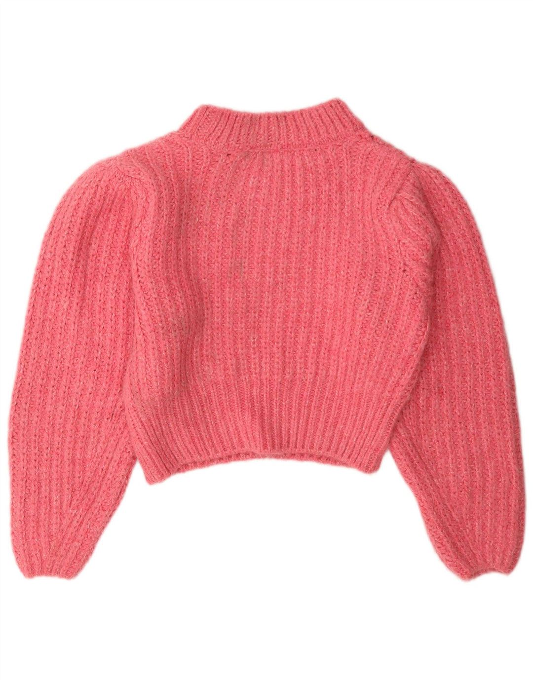 Topshop Dame Jumper Sweater UK 10 Small Pink Acryl