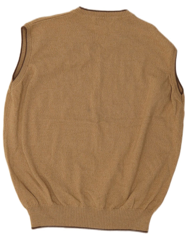 Pierre Cardin Herrevest Tank Top Stor Beige Akryl