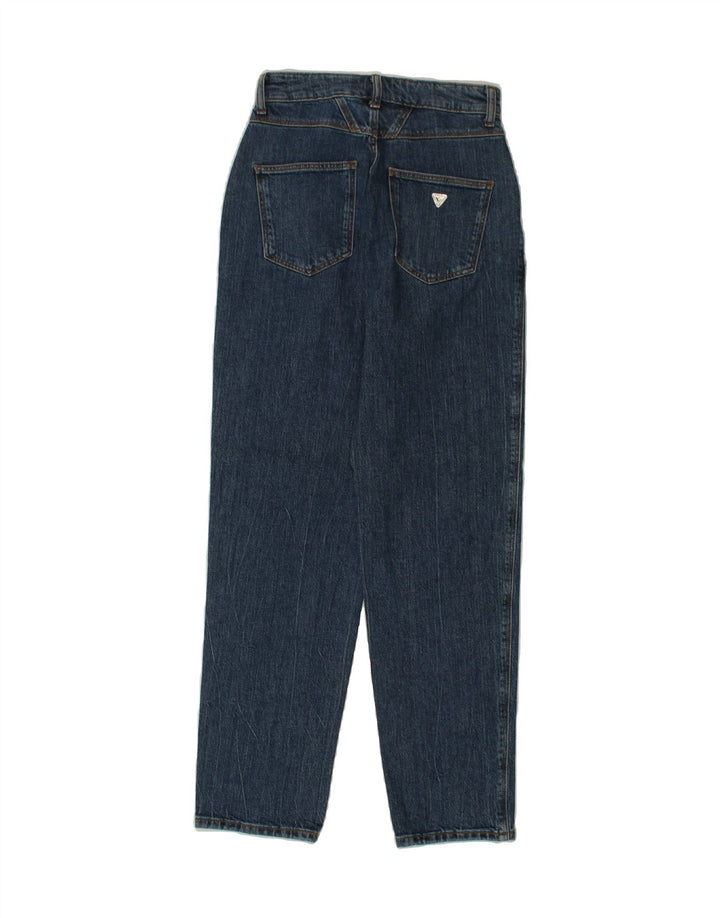 GUESS Womens High Waist Tapered Jeans W25 L30 Blue Polyester Vintage Guess and Second-Hand Guess from Messina Hembry 