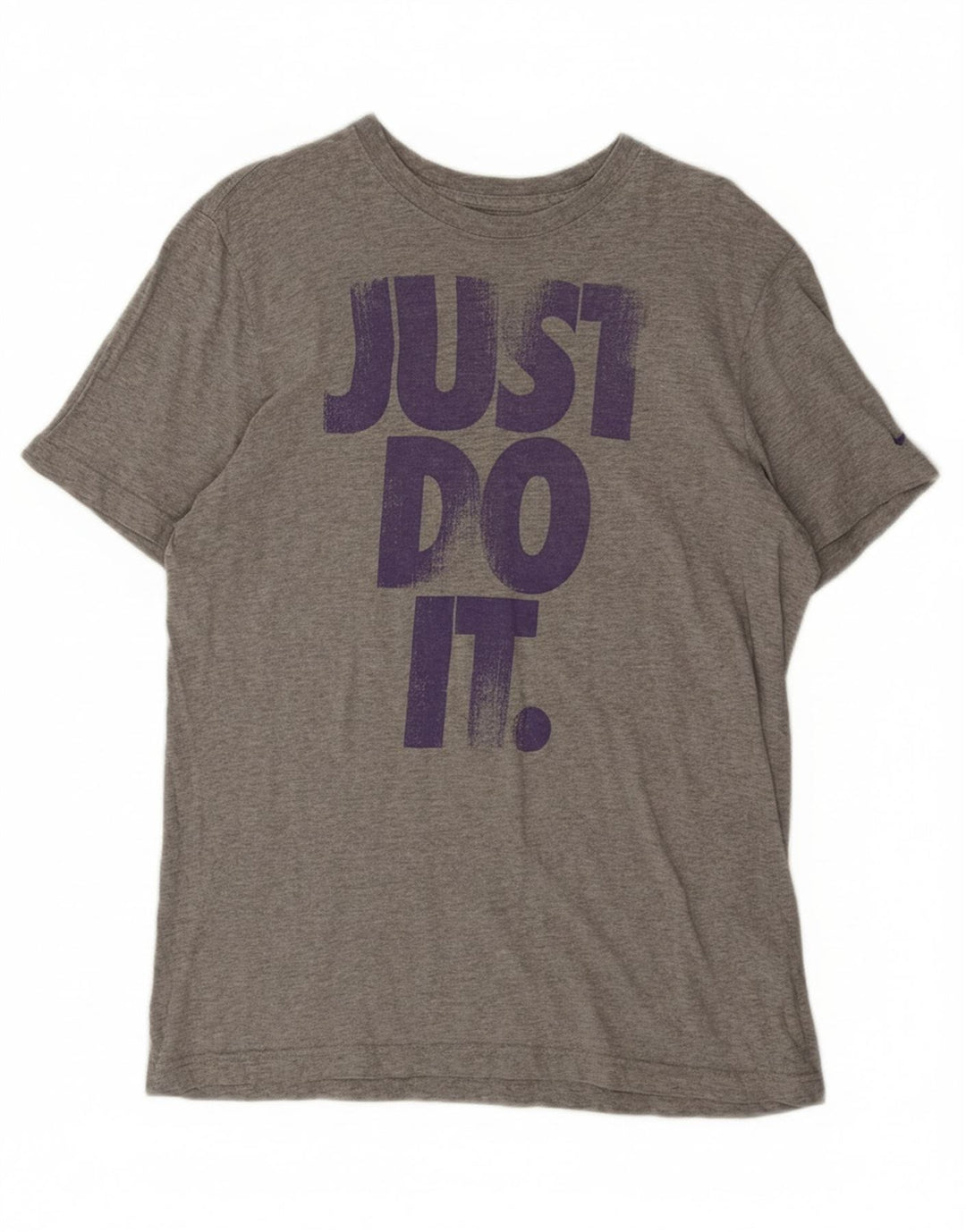 NIKE Mens Standard Fit Graphic T-Shirt Top Medium Grey