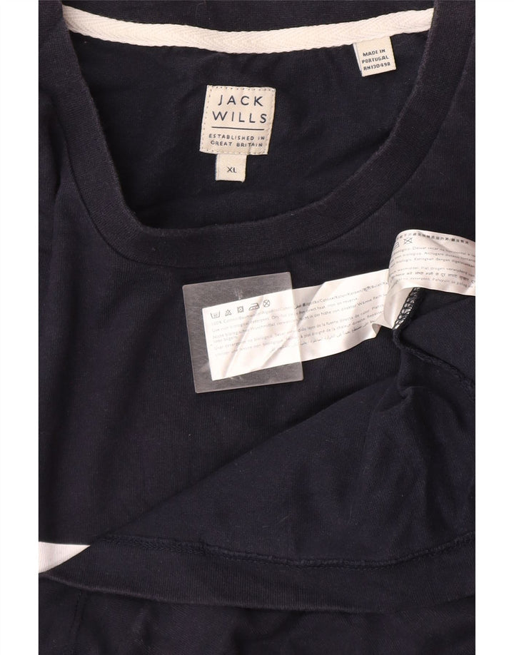 Jack Wills herre T-shirt top XL marineblå bomuld