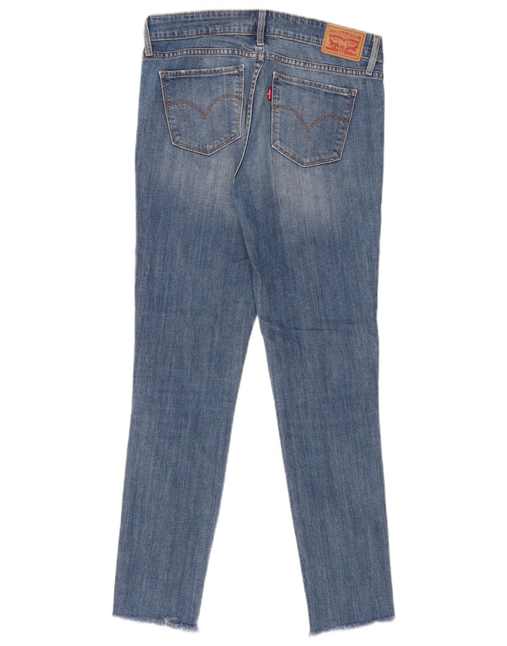 Levi's Dame 711 Skinny Jeans W27 L29 Blå Bomuld