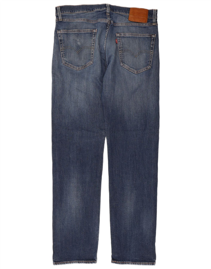 Levi's Herre 502 tilspidsede jeans W34 L34 blå bomuld