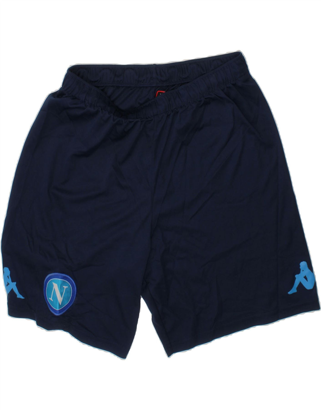 KAPPA Boys Graphic Sport Shorts 13-14 Years Navy Blue Polyester Vintage Kappa and Second-Hand Kappa from Messina Hembry 