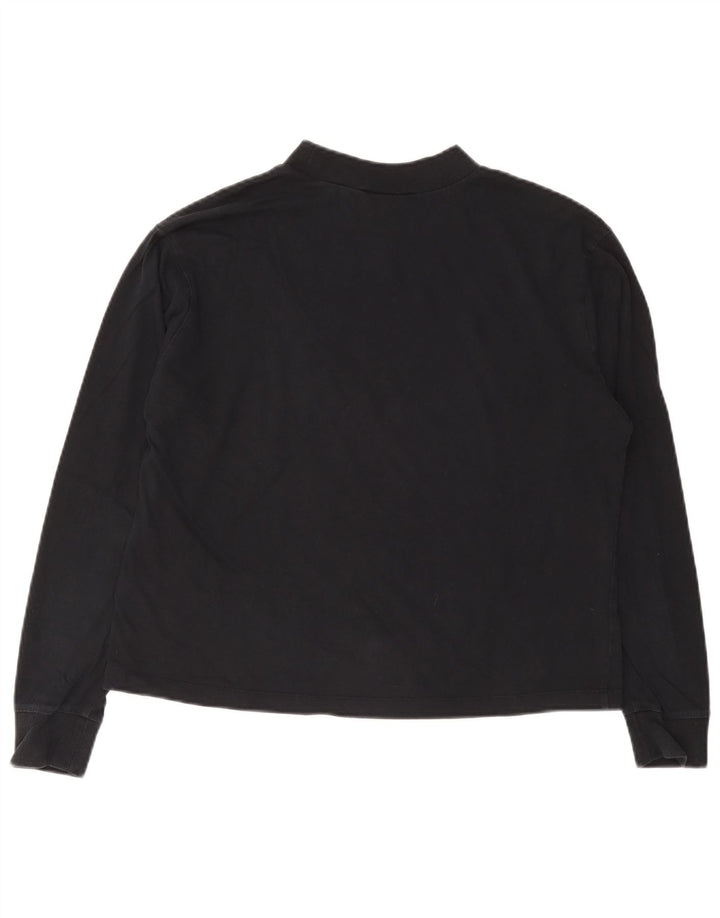 Nike Dame Top Langærmet UK 10 Small Black Bomuld