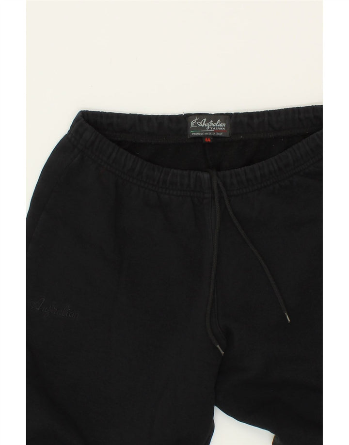 AUSTRALIAN L'ALPINA Womens Tracksuit Trousers IT 44 Medium  Black Cotton Vintage AUSTRALIAN L'ALPINA and Second-Hand AUSTRALIAN L'ALPINA from Messina Hembry 