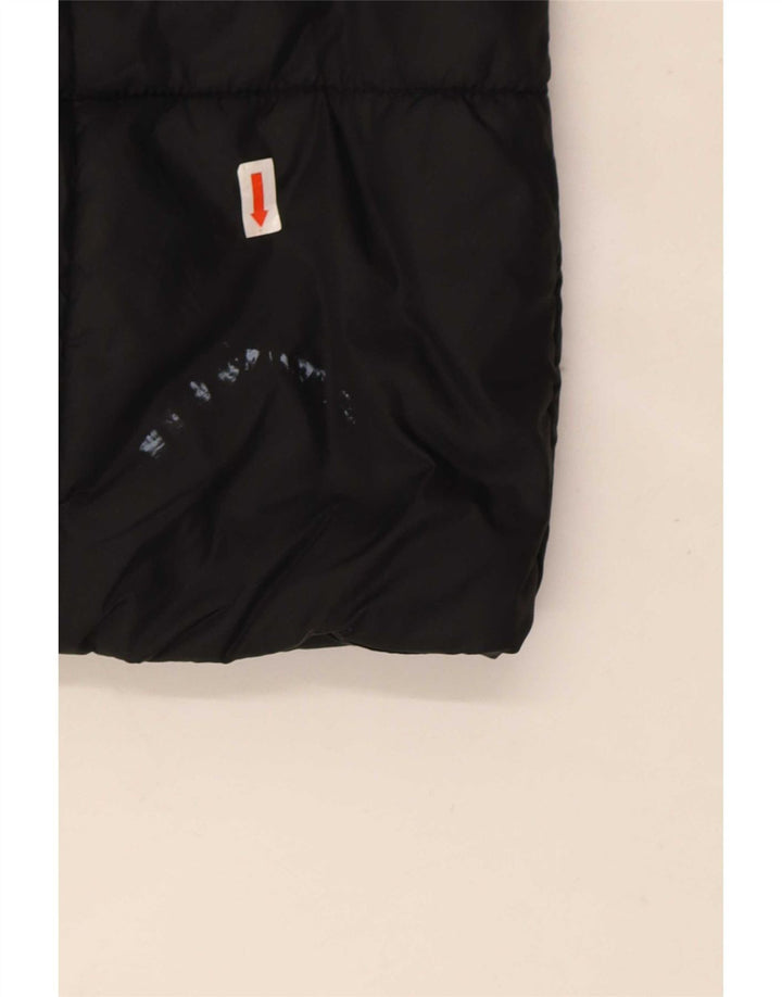 Marks & Spencer Dame Hætte Oversized Polstret Frakke UK 10 Small Black