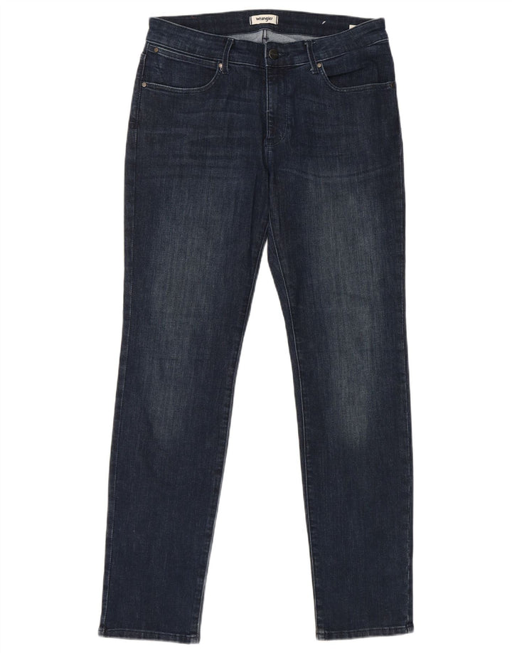 Wrangler Dame Slim Jeans W31 L30 Blå Bomuld