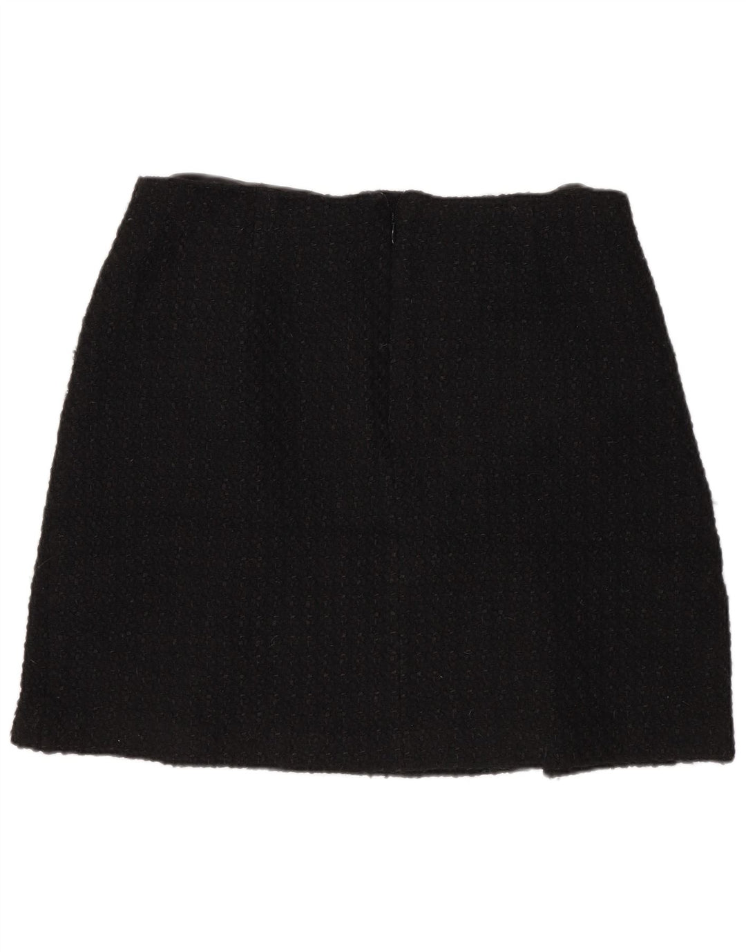 Marks & Spencer Mininederdel til kvinder UK 14 Medium W32 Sort Akryl
