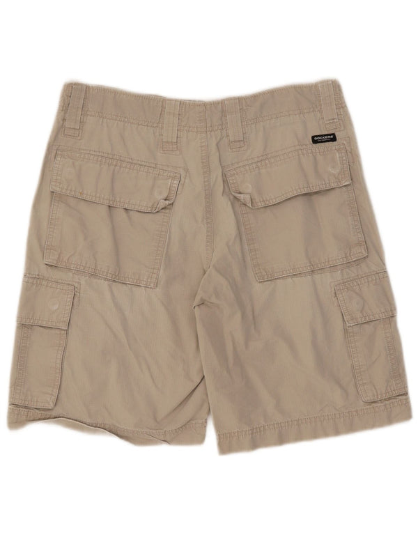 Dockers Herre Comfort Fit Cargo Shorts W31 Medium Beige Bomuld