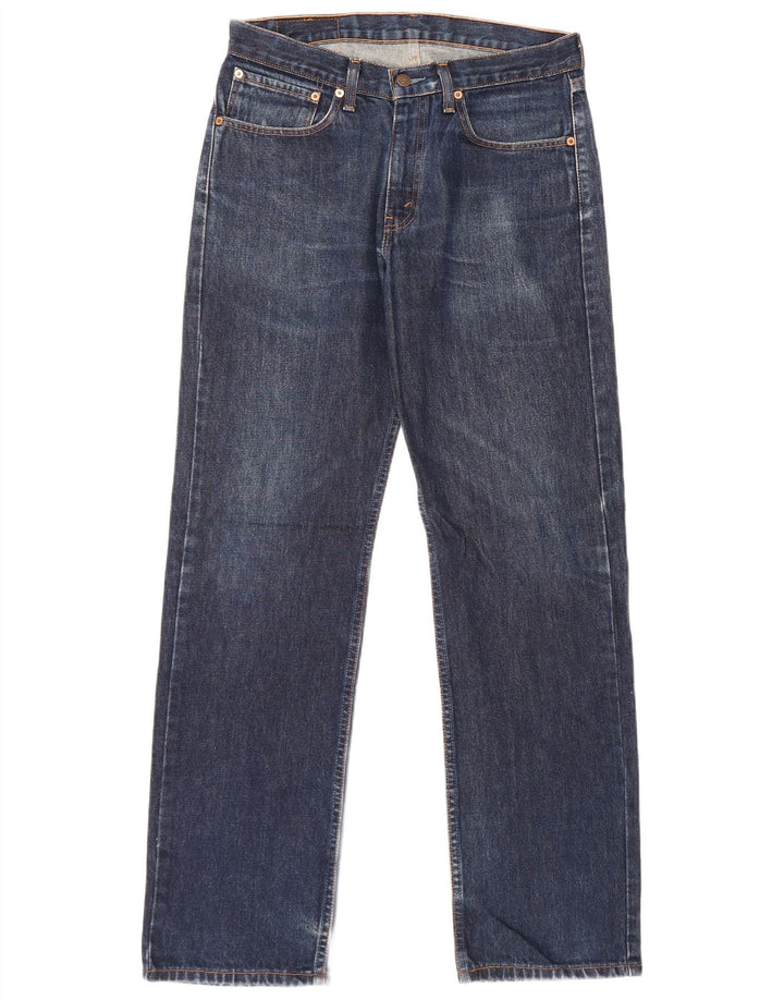 Levi's Dame 751 Straight Jeans W32 L32 Blå Bomuld