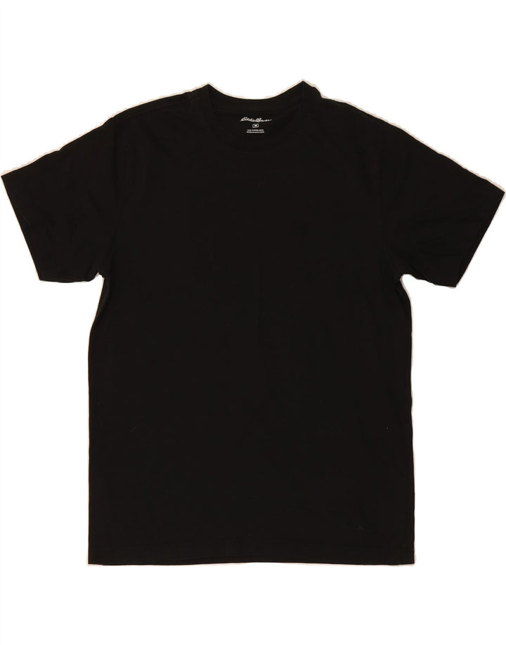 EDDIE BAUER Mens T-Shirt Top Medium Black Cotton Vintage Eddie Bauer and Second-Hand Eddie Bauer from Messina Hembry 