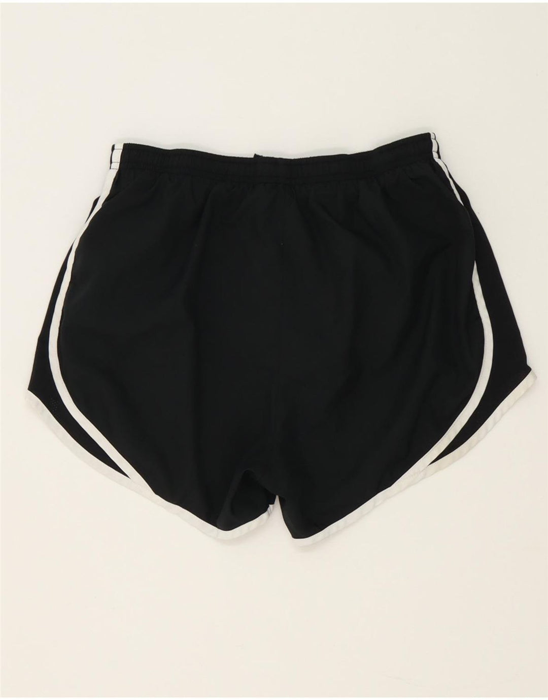 Nike Dame Dri Fit Sport Shorts UK 8 Small Black Polyester