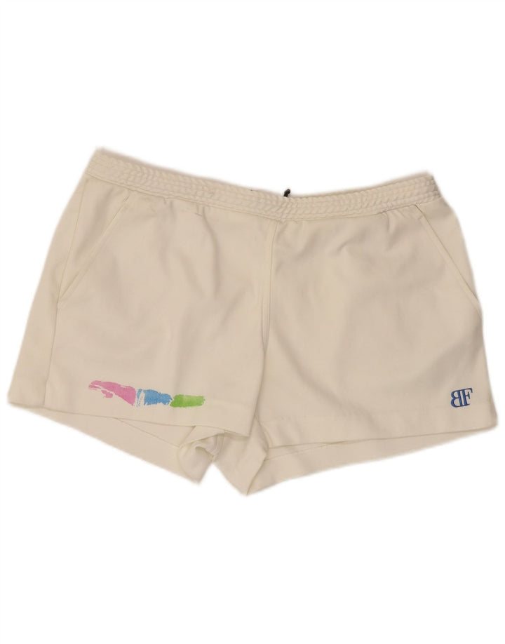Belfe Sportsshorts til kvinder UK 14 Large Off White Polyester