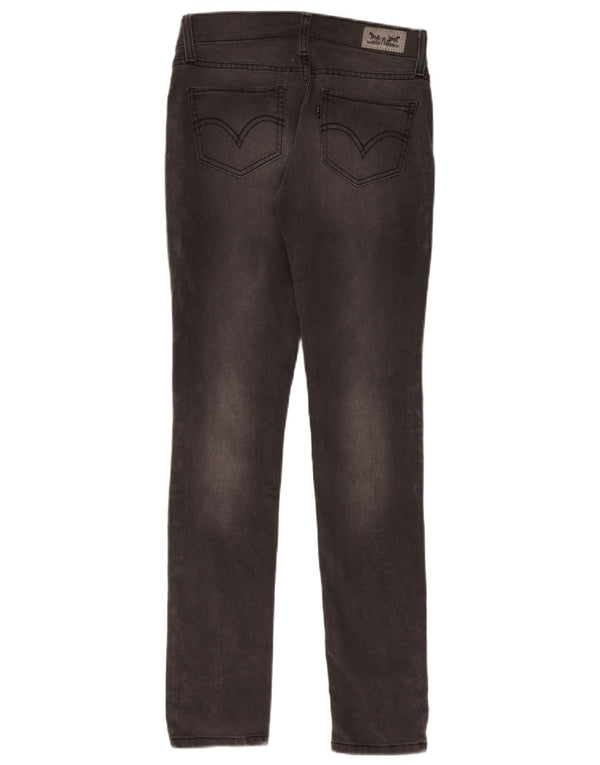 Levi's Dame 524 Super Low Skinny Jeans W29 L32 Grå Bomuld