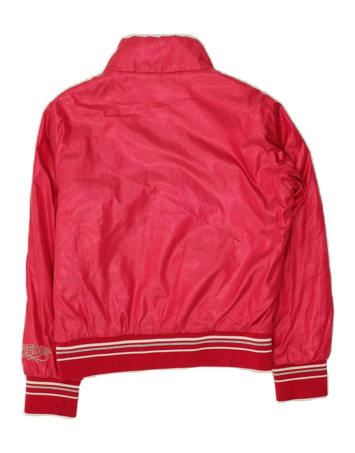 FREDDY Girls Bomber Jacket 7-8 Years Small  Pink Polyester Vintage Freddy and Second-Hand Freddy from Messina Hembry 