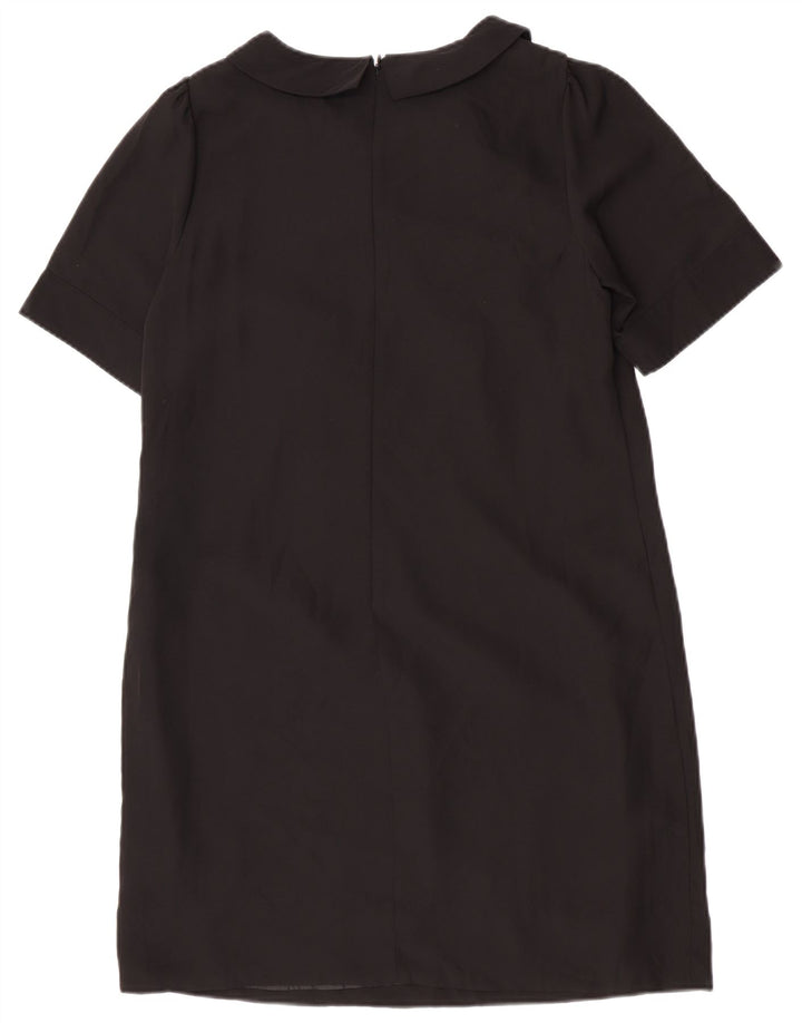 Marks & Spencer Womens Autograph Shift Dress UK 14 Medium Black