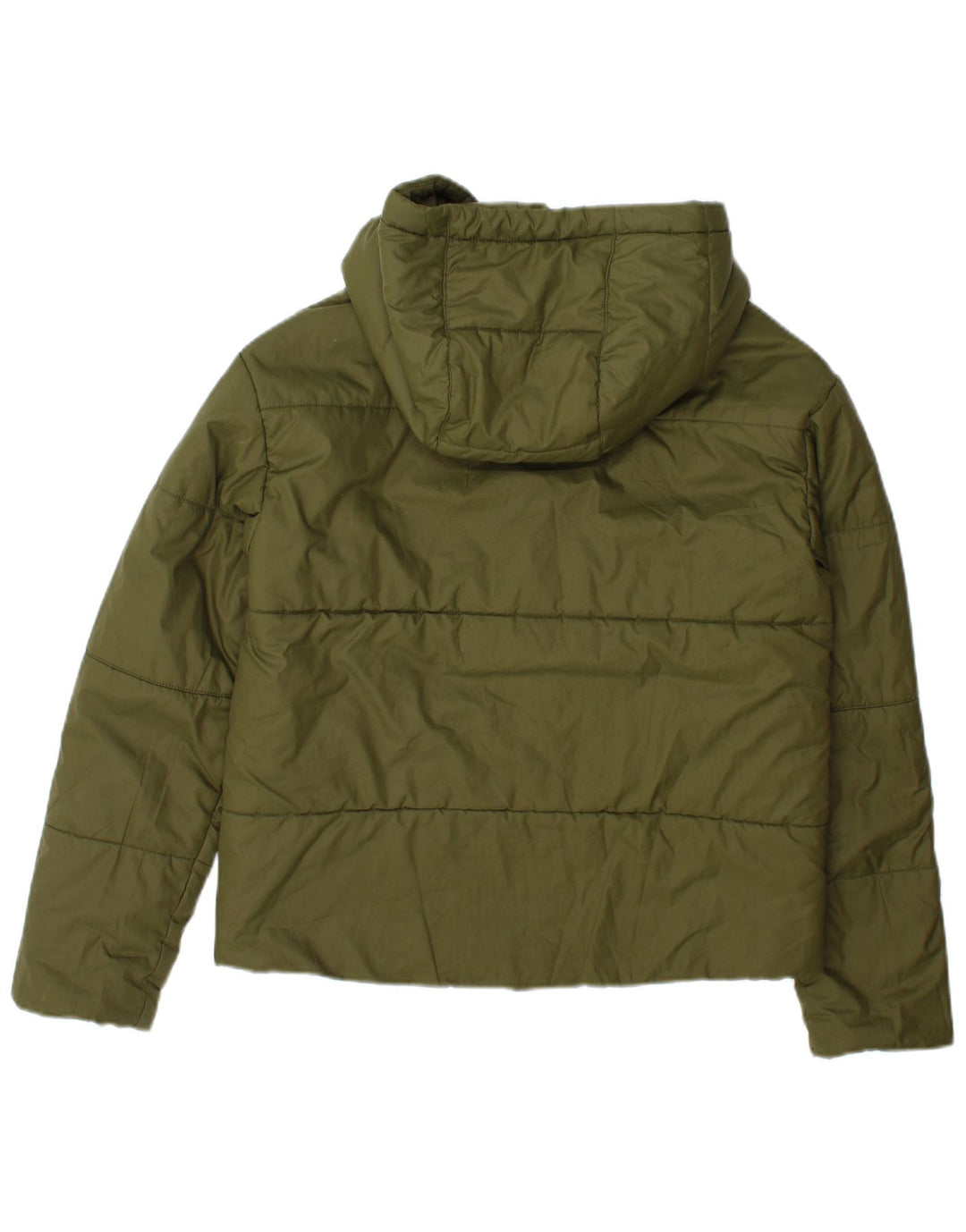 Nike Dame Polstret Vendbar Jakke UK 12 Medium Green Polyester