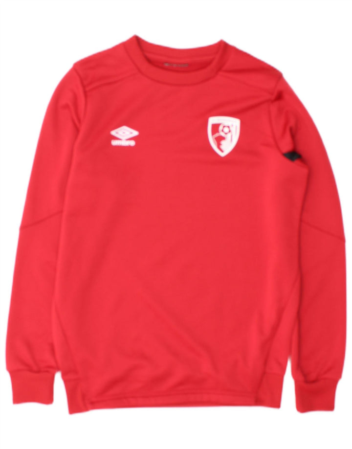 Umbro Boys Graphic Sweatshirt Jumper 13-14 År Rød Polyester