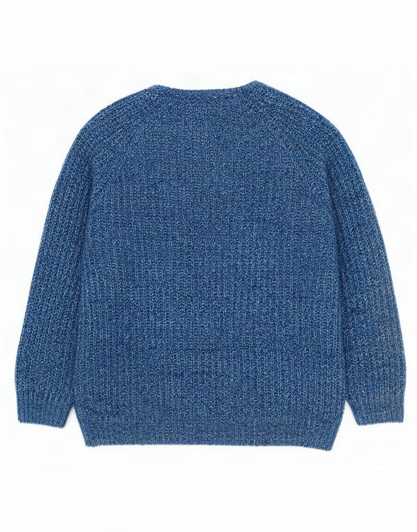 Joe Browns Herre Boat Neck Jumper Sweater XL Blå Flecked Akryl