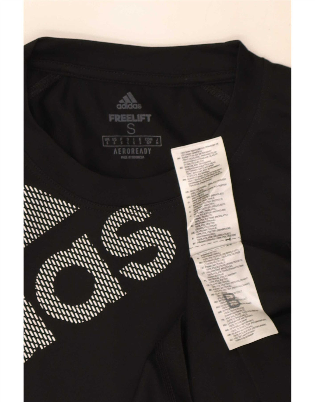 Adidas Herre Aeroready Grafisk T-Shirt Top Lille Sort Polyester