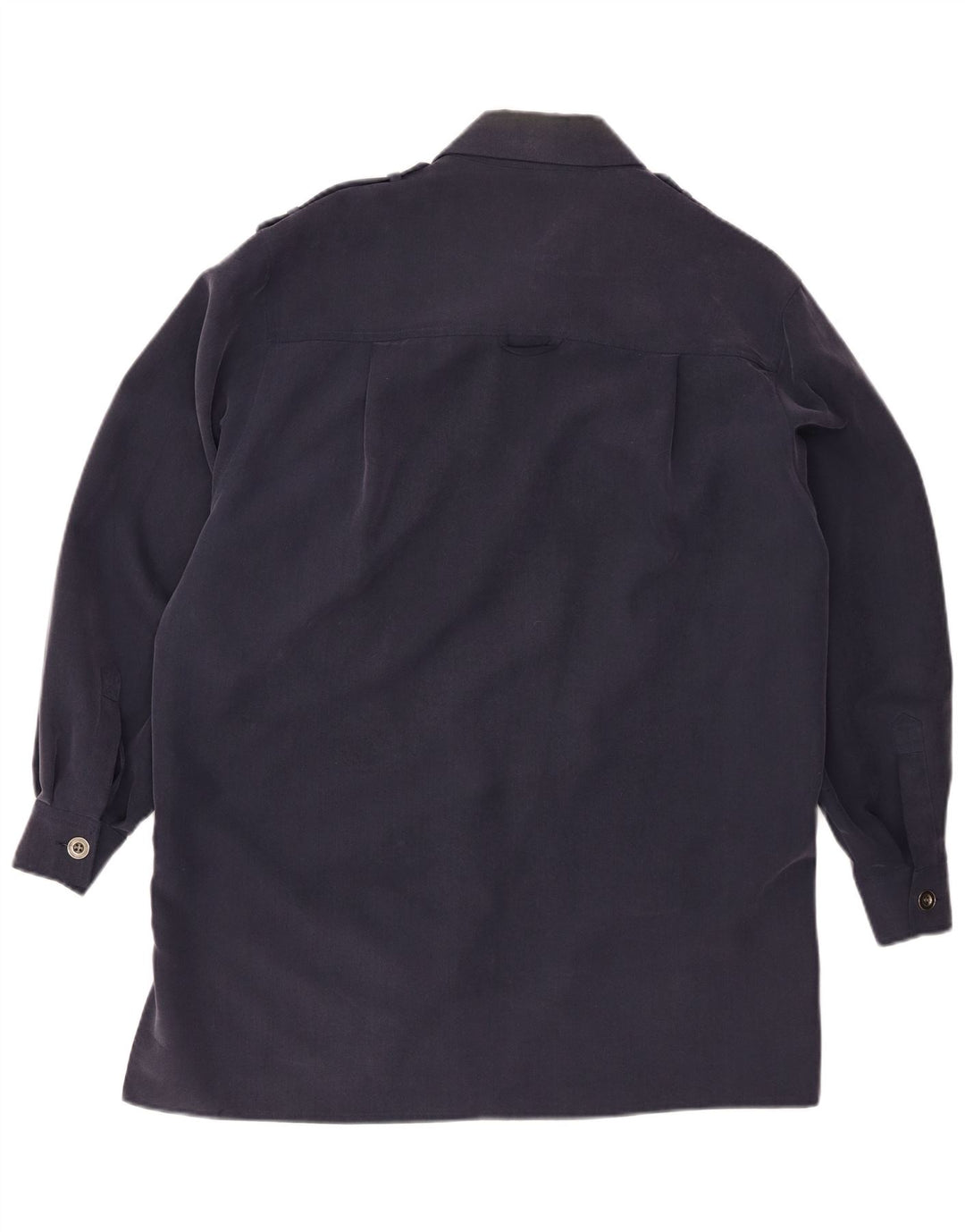 Jaeger Dame Overfrakke UK 14 Medium Navy Blue Modal
