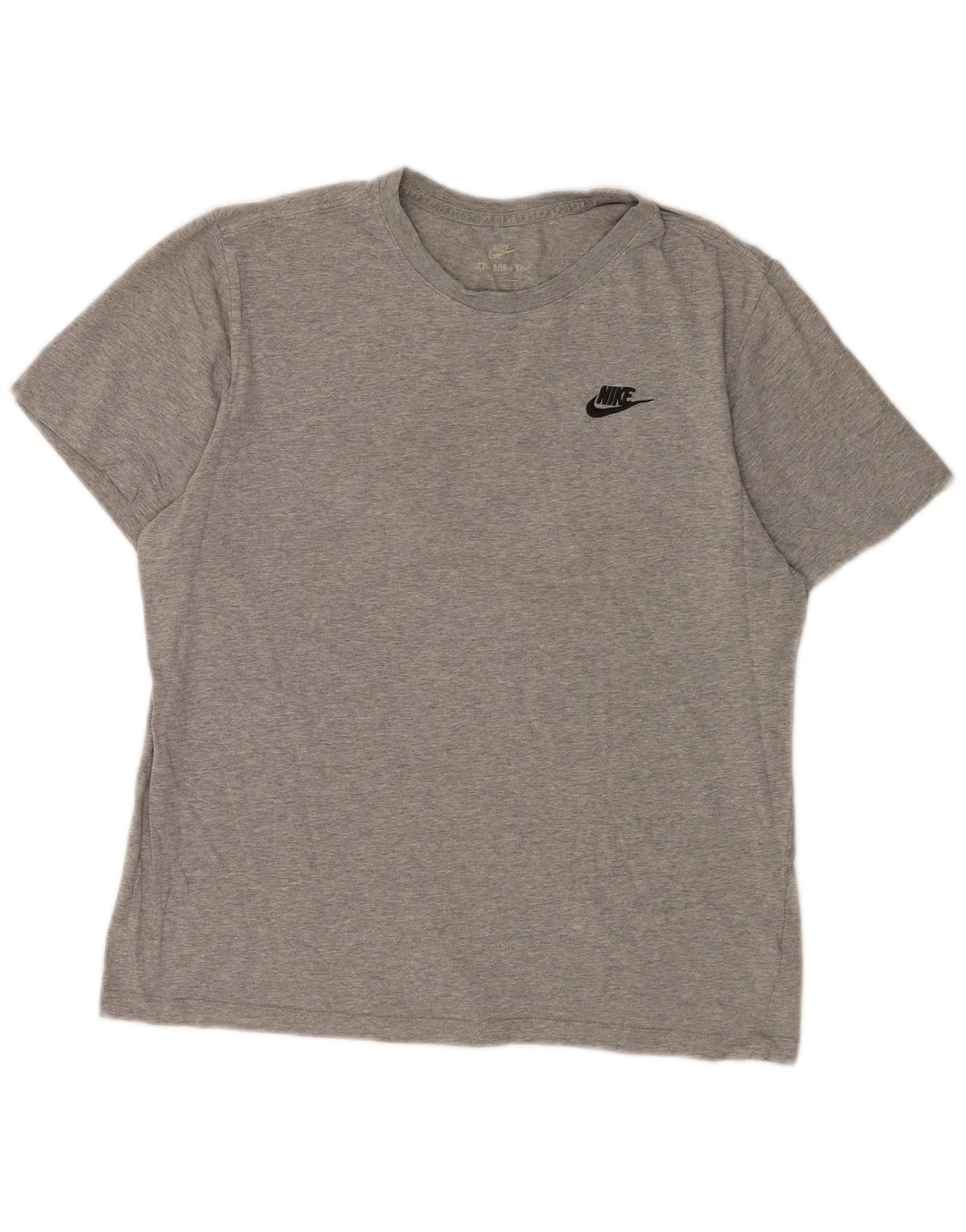 Nike T-shirt top mellem grå bomuld til mænd