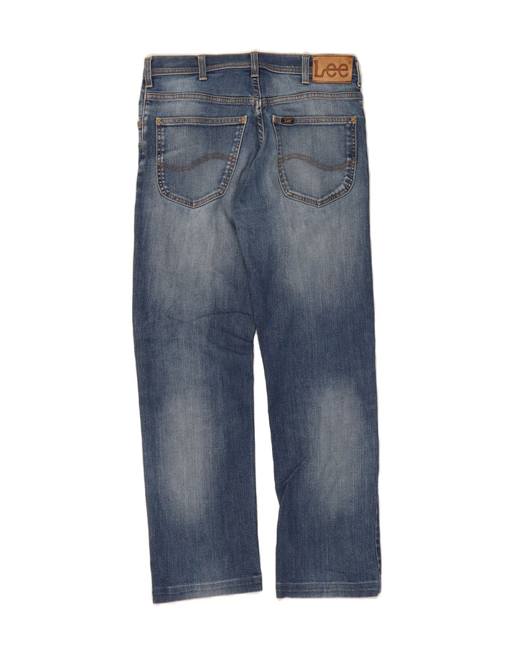 LEE Mens Brooklyn Straight Jeans W33 L28 Blue Cotton Vintage Lee and Second-Hand Lee from Messina Hembry 