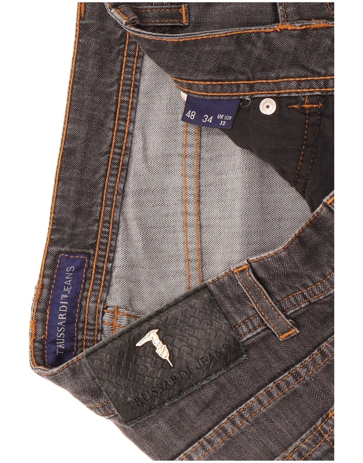 Trussardi Straight Jeans til mænd W32 L29 Grå
