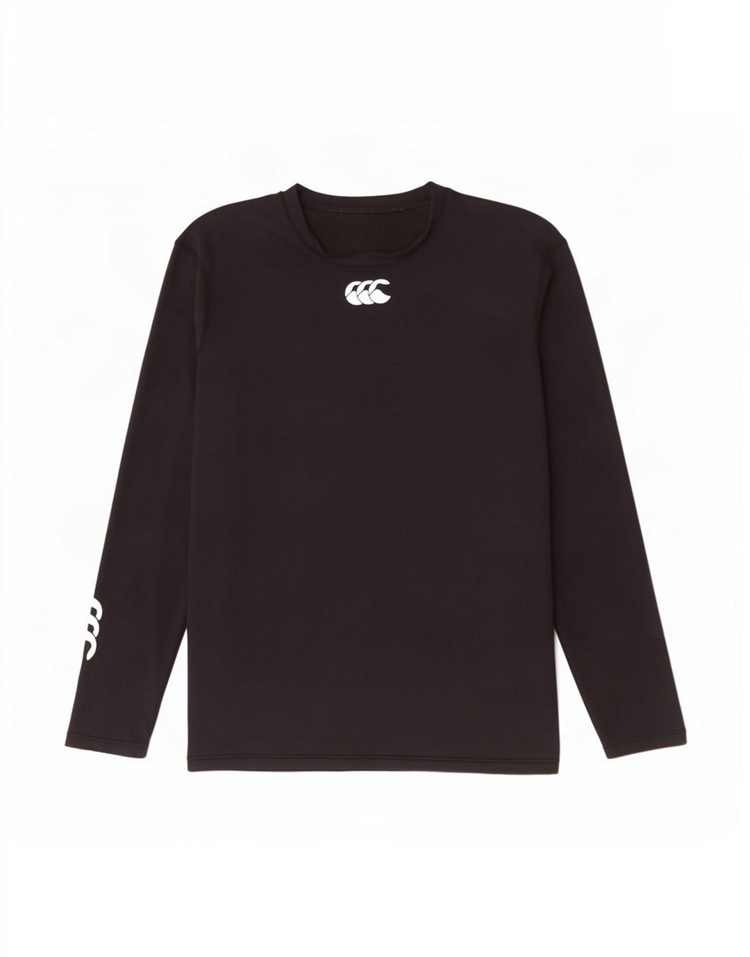 Canterbury Herre grafisk top langærmet lille sort nylon