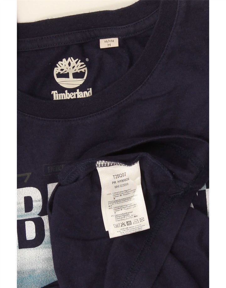 Timberland Girls Grafisk Top Langærmet 15-16 år Medium Navy Blue