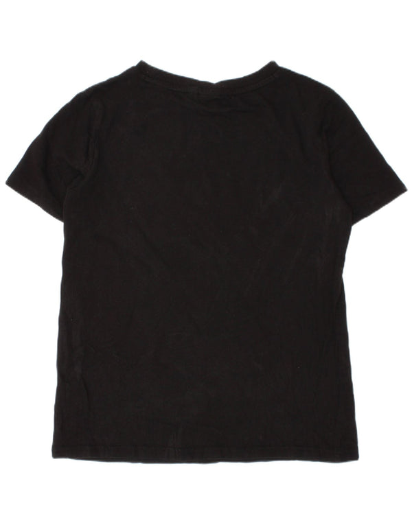 Puma drenge grafisk t-shirt top 7-8 år lille sort bomuld